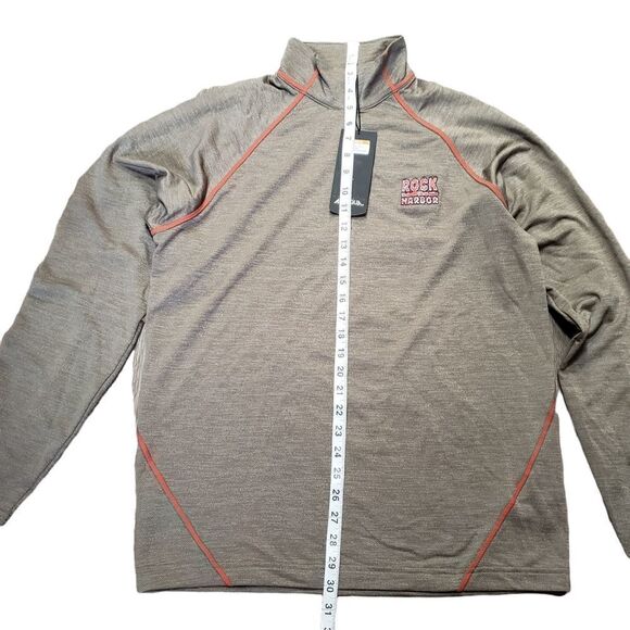 NWT Antigua Men’s Vista Rock Harbor Graphic Half Zip Up Long Sleeve MEDIUM - Picture 9 of 12